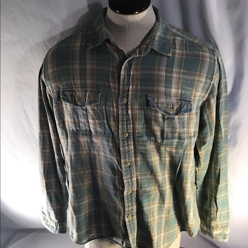 Eddie Bauer Men Long Sleeve Shirt Size XL